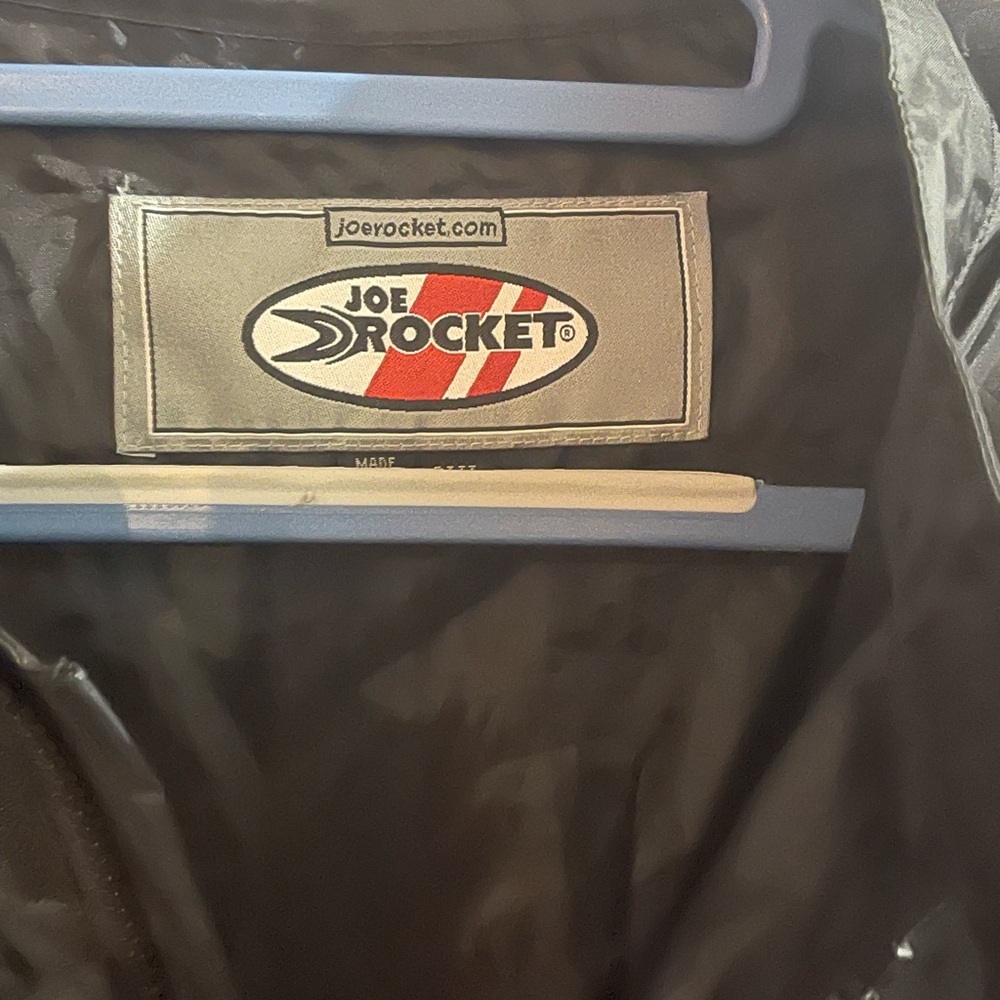 Joe Rocket Charcoal Motorcycle Windbreaker Jacket - Picture 3 of 5